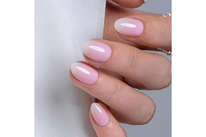 CurvLife Extra Short Almond Ombre Press On Nails, Silk Fade Nude Pink: Ombre Dyeing and Production Notes