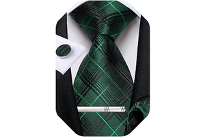 Mens Silk Tie Formal Striped Necktie and Pocket Square: Jacquard Weave and Production Notes