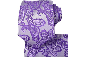 Mens Paisley Tie And Pocket Square Necktie Sets: Jacquard Weave and Production Notes