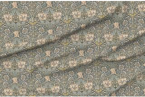 Spoonflower Fabric Arts and Crafts English Garden on Denim: Fabric Sourcing and Quality Notes
