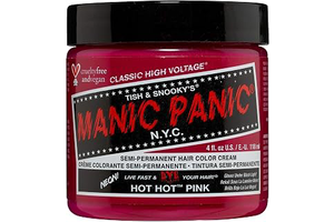 Manic Panic Semi Permanent Hot Hot Pink Hair Dye, 4 oz: Ombre Dyeing and Production Notes
