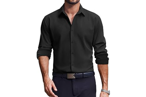 Men's Dress Shirts Long Sleeve Casual Button Down Shirt Solid Regular Fit Formal Business Shirts: OEM Production and Sizing Notes