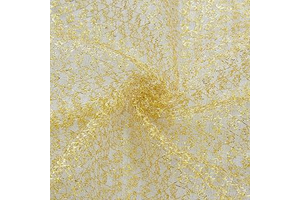 55 Inch Gold Metallic Mesh Fabric Shiny Thin Mesh Golden Stretch Net Tulle Fabric for Party Birthday Wedding Wreath Swags and Christmas Tree: Fabric Sourcing and Quality Notes