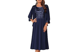 Formal Wedding Guest Dress Sequin Mother of The Bride Dresses: OEM Production and Sizing Notes