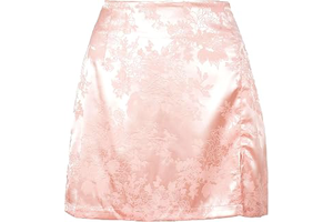 Women's Elegant Jacquard Skirt Side Split Slit Zipper High Waist Mini Short Skirt A-Line Bodycon Mini Pencil Skirt: Jacquard Weave and Production Notes