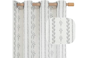 BGment Boho Curtains 2 Panels - Light Filtering Curtains 84 Inches Long: Print Design and Production Notes