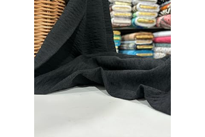 Black Double Layered Cotton Muslin Linen Fabric,Clothing Fabric, Summer Fabric, Dress Fabric(140cm/1.53 Yards/55 inches): Fabric Sourcing and Quality Notes