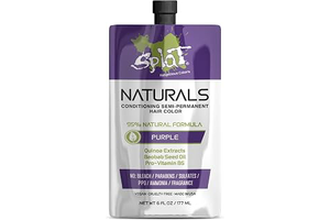 Splat Naturals Semi-Permanent Hair Color, Purple, 6 fl. oz: Ombre Dyeing and Production Notes