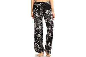 Women's Casual Long Pajama Lounge Pants Drawstring Sleepwear-Print Design: Print Design and Production Notes