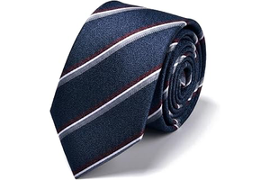 Men's Necktie Classic 3.2" & Skinny 2.8" Striped Ties: Jacquard Weave and Production Notes