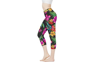 Leggings for Women High Waist Work Out Yoga Pants Tight Mid Length Seamless Legging Butt Lift XS-3X Sports Wear: Print Design and Production Notes