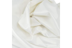 Stretch Satin Fabric White Color for Wedding Dress Decoration DIY Crafts 49" by 1 Yard: Fabric Sourcing and Quality Notes
