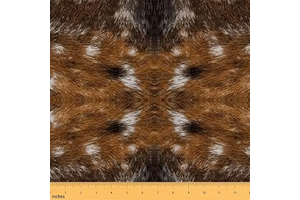 Deer Skin Print Fabric by The Yard - Brown Fur Upholstery for Chairs: Fabric Sourcing and Quality Notes