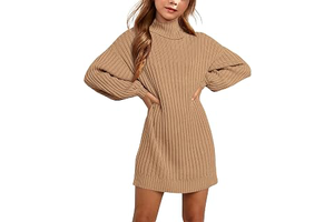 Fall Winter Girls Sweater Dress Teen Kids Turtleneck Dresses: OEM Production and Sizing Notes