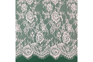 29" Wide 3 Yard Length Lace Fabric French Eyelash Edge Floral Embroidered Lace Fabric for Bridal Wedding Dress Clothes Sewing Party Home: Fabric Sourcing and Quality Notes