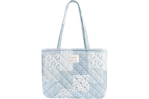 Top Zipper Floral Quilted Bag, Small Tote Bag for Women: Print Design and Production Notes