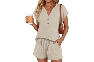 Womens 2 Piece Summer Short Sets 2026 Matching Lounge Wear Outfit: OEM Production and Sizing Notes