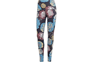 Women's Athletic Running Tights Legging, Allover Floral Print: Print Design and Production Notes