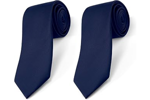Mens Solid Color 3.15" (8CM) Ties For Men 2 Pieces: Jacquard Weave and Production Notes
