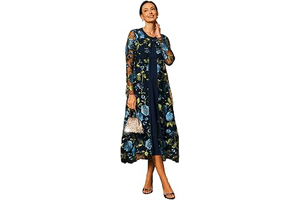 Women's Maxi Dresses 2 Piece Outfit Wedding Guest Cocktail Tea Party Dress Ruffle Lace Floral Casual Formal Evening Dress: OEM Production and Sizing Notes