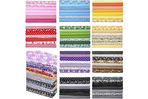 Tudomro 70 Pcs 10 x 10 Cotton Fabric Square for Quilting, Floral: Print Design and Production Notes