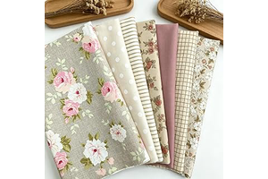 Vintage Floral Fabric Bundles, Printed Cotton Squares, Quilting Sewing: Print Design and Production Notes