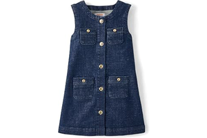 Girls' and Toddler Sleeveles Button Dress: OEM Production and Sizing Notes