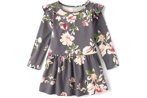 Girls and Toddler Skater Dress, Long Sleeve: OEM Production and Sizing Notes