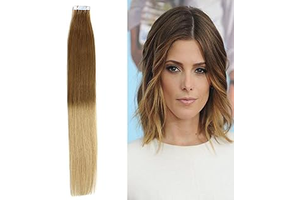 Women's Remy Human Hair Extensions Tape in Straight Hair Dip Dye Ombre Super T Colors Hair (T colors #12/20): Ombre Dyeing and Production Notes