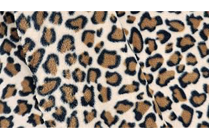 Polar Fleece Fabric Prints Brown Cheetah Print Fabric, 60" Wide, Sold by The Yard: Fabric Sourcing and Quality Notes