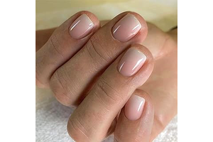 Short Press on Nails Square Nude Ombre Fake Nails Press ons White Glue Stick on Nails with Designs Full Cover Acrylic Glossy Artificial Cute: Ombre Dyeing and Production Notes