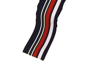 Elastic Ribbed Cuffs Rib Combed Rainbow Cuff Fabric by Half Yards Striped Stretch for Sewing Base Shirt Knitting Neckline 5x85CM/PCS(Color-10): Fabric Sourcing and Quality Notes