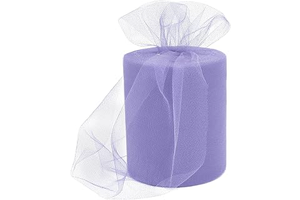 6 Inch × 100 Yards(300 Feet) Tulle Mesh Ribbon Light Purple Tulle Fabric Ribbon Roll Netting Spool for Tutu Skirt DIY Craft Wedding Home Decor: Ombre Dyeing and Production Notes
