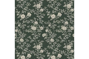 JiffDiff Green Vintage Floral Peel and Stick Wallpaper, 17.3" x 120": Print Design and Production Notes