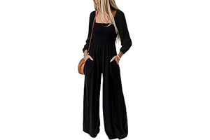 Women's Jumpsuits One Piece Long Sleeve Wide Leg Long Pant Rompers: OEM Production and Sizing Notes