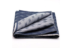 10 oz Deep Blue Denim Fabric - 178cm (70") Width Non-Stretch Jacquard Twill for Jeans, Jackets & DIY Sewing (2 Yard pre Cut): Jacquard Weave and Production Notes