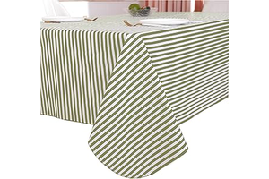 Heavy Duty Vinyl Tablecloth with Flannel Backing Waterproof Oil-Proof Plastic Table Cloth Stain-Resistant Wipeable Rectangle or Square Table: Composition, Weight and MOQ Guide