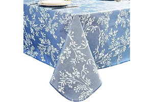 Pioggia Vinyl Tablecloth with Flannel Backing - Waterproof, Oil-Proof, Easy to Clean -Plastic Table Cloth - Perfect for Dining Tables, Kitchen: Fabric Sourcing and Quality Notes