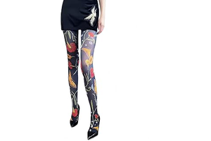 Women Tights, Opaque High Waist Pantyhose, Vintage Control Top Stockings: Print Design and Production Notes