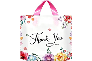Thank You Bags Bulk 50 Pack with Handles for Small Business: Print Design and Production Notes