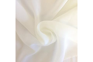 Smooth Chiffon Polyester Fabric Soft Texture, Dress Sheer, Wedding Decoration, 58'' Wide by The Yard (5yds, Ivory): Fabric Sourcing and Quality Notes