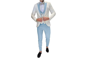3 Piece Men's Suits Jacquard Set One Button Blazer Jacket Vest Pants Men Suits Slim Fit Wedding Tuxedo: Jacquard Weave and Production Notes
