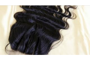 3 Way Part 4 * 4 Lace Top Closure 16" Indian Virgin Remy Hair Body Wave natural colour Can Be Dyed: Ombre Dyeing and Production Notes