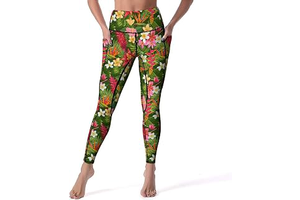 High Waisted Workout Leggings for Women with Pockets Tummy Control Printed Sports Pants for Running Cycling Yoga: Print Design and Production Notes