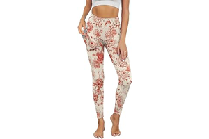 Women High Waisted Yoga Leggings with Pockets Tummy Control 4-Way Stretch Breathable Full-Length Pants: Print Design and Production Notes