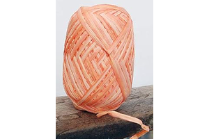 POSHNPRETTY Variegated Two Tone Ombre Faux Paper Raffia 18mm x 100 Yards (Peach): Ombre Dyeing and Production Notes