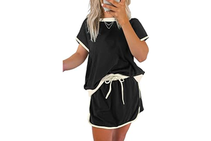 Lounge Sets for Women 2 Piece Skirt Colorblock T Shirt and Skort Set: OEM Production and Sizing Notes