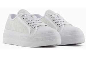 Women's Jacquard All Over Monogram Logo Sneaker: Jacquard Weave and Production Notes