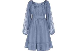 Girls Fall Winter Dress Long Sleeve Casual Party Outfit 6-14: OEM Production and Sizing Notes