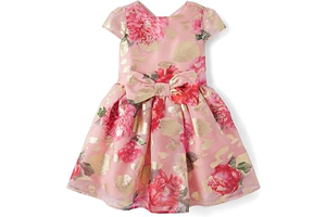 Girls' and Toddler Short Sleeve Dressy Dresses: Jacquard Weave and Production Notes